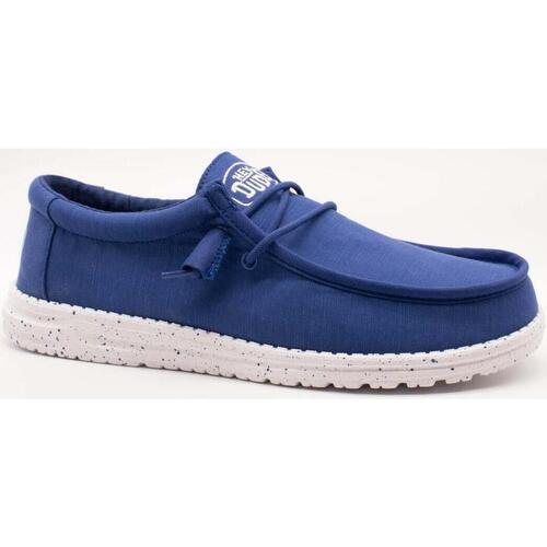 Schuhe Herren Sneaker Low HEYDUDE  Blau