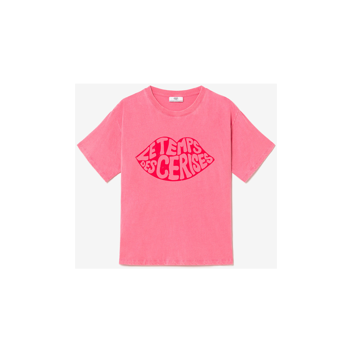 Kleidung Damen T-Shirts & Poloshirts Le Temps des Cerises T-shirt CASSIO Rosa