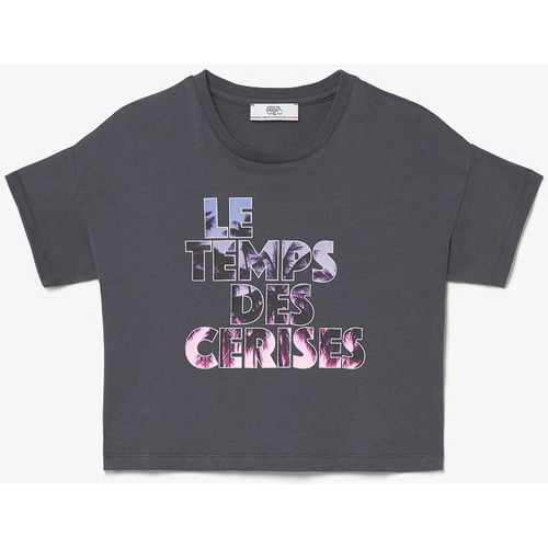 Kleidung Mädchen T-Shirts & Poloshirts Le Temps des Cerises T-shirt TIMOGI Grau