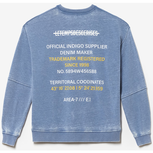 Kleidung Jungen Sweatshirts Le Temps des Cerises Sweatshirt NAYBO Blau