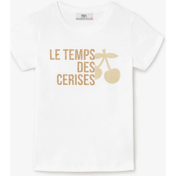 Kleidung Mädchen T-Shirts & Poloshirts Le Temps des Cerises T-shirt NASTIAGI Weiss