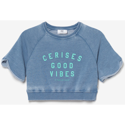 Kleidung Mädchen Sweatshirts Le Temps des Cerises Sweatshirt DAMINAGI Blau