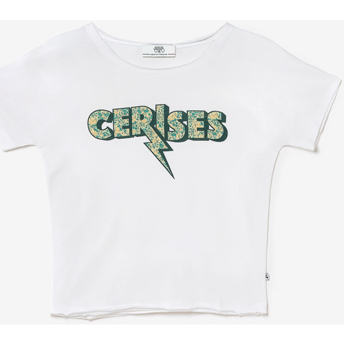 Kleidung Mädchen T-Shirts & Poloshirts Le Temps des Cerises T-shirt ROKIGI Weiss