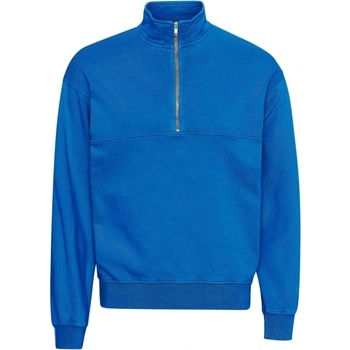 Kleidung Sweatshirts Colorful Standard Sweatshirt 1/4 zip  Organic pacific blue Blau