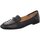 Schuhe Damen Slipper Pomme D'or Premium 0639-nero Schwarz