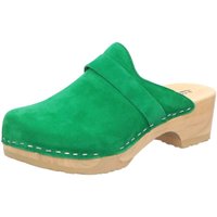 Schuhe Damen Pantoletten / Clogs Softclox Pantoletten Tamina Kaschmir fashiongreen S3345-63 grün