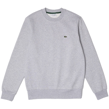 Kleidung Herren Sweatshirts Lacoste Organic Brushed Cotton Sweatshirt - Gris Grau