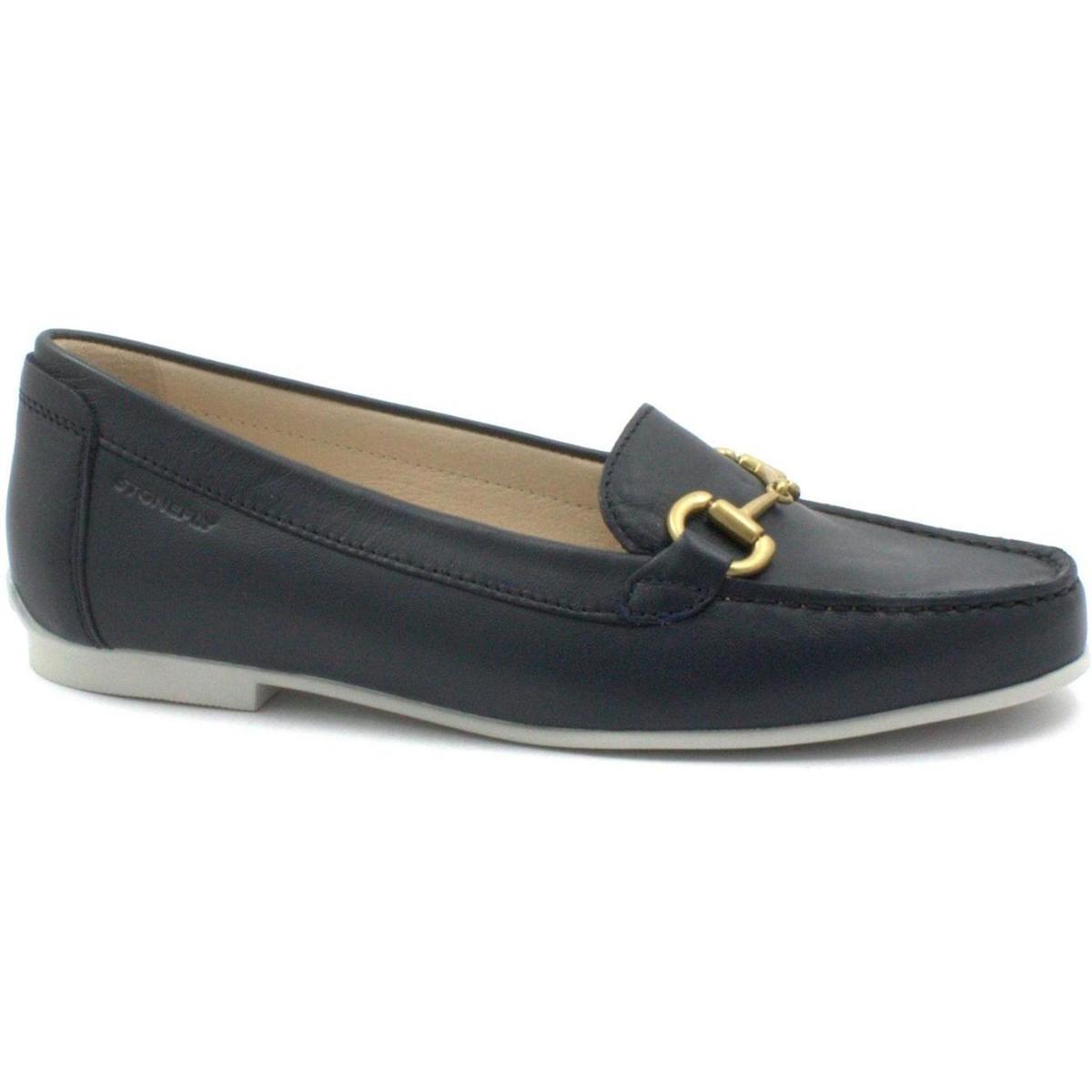 Schuhe Damen Slipper Stonefly STO-E23-219557-100 Blau