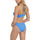 Kleidung Damen Bikini Ober- und Unterteile Lisca Asymmetrisches Bademode-Top ohne Bügel Laos  Cheek Blau
