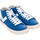 Schuhe Herren Sneaker Low Pony 10112-CRE-06-BLUE-WHITE Blau