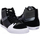Schuhe Damen Tennisschuhe Pony ML101BSJ-BLACK-PURPLE-SILVER Schwarz