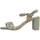 Schuhe Damen Sandalen / Sandaletten The Divine Factory 207409 Grün