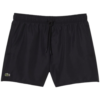 Kleidung Herren Shorts / Bermudas Lacoste Quick Dry Swim Shorts - Noir Vert Schwarz