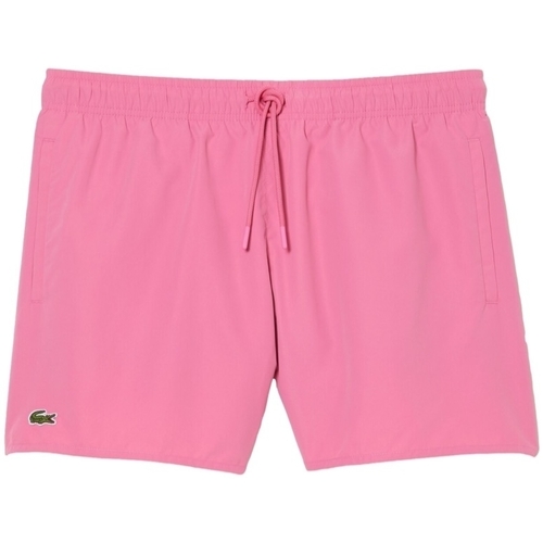 Kleidung Herren Shorts / Bermudas Lacoste Quick Dry Swim Shorts - Rose Vert Rosa