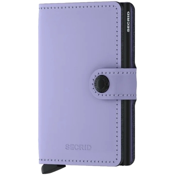 Taschen Damen Portemonnaie Secrid Miniwallet Matte - Lilac Multicolor