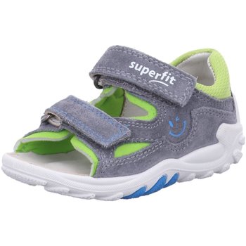 Schuhe Jungen Babyschuhe Superfit Sandalen Sandale Leder \ FLOW 1-000034-2500 grau