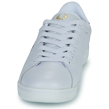 Fred Perry B722 LEATHER Weiss
