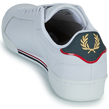 Fred Perry B722 LEATHER Weiss