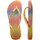 Schuhe Damen Zehensandalen Havaianas SLIM GRADIENT SUNSET Gelb / Pink