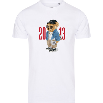 Kleidung Herren T-Shirts Ballin Est. 2013 Skater Bear Tee Weiss