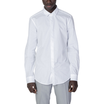 Kleidung Herren Langärmelige Hemden Antony Morato MMSL00691-FA400078 Weiss
