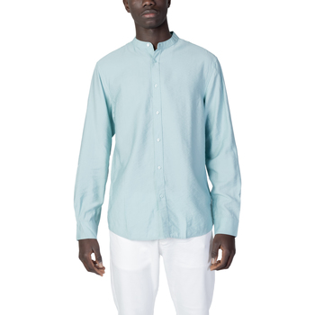 Kleidung Herren Langärmelige Hemden Antony Morato MMSL00701-FA400082 Grün