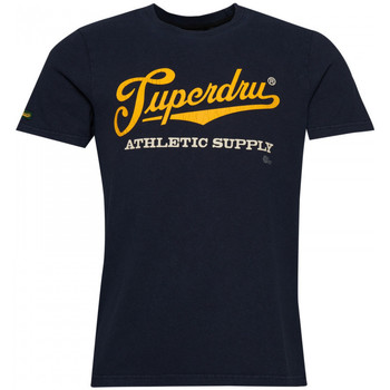 Kleidung Herren T-Shirts & Poloshirts Superdry Vintage scripted college Blau