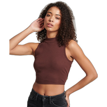 Superdry  Tank Top Débardeur court à col montant femme günstig online kaufen