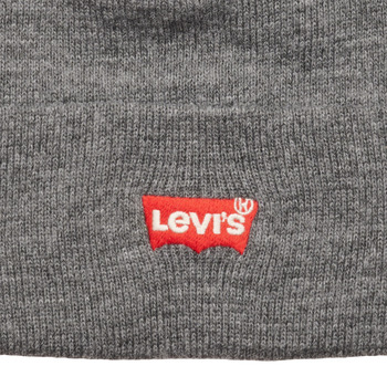 Levi's RED BATWING EMBROIDERED SLOUCHY BEANIE Grau