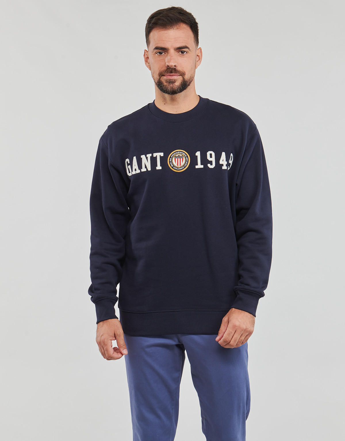 Kleidung Herren Sweatshirts Gant CREST C-NECK Marine