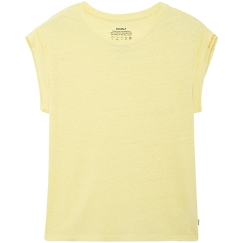 Kleidung Damen Sweatshirts Ecoalf Aveiroalf T-Shirt - Lemonade Gelb