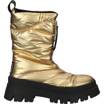 Schuhe Damen Boots Steve Madden Stiefelette Gold