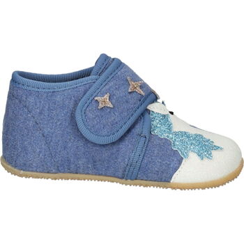 Schuhe Mädchen Hausschuhe Kitzbuehel 3301 Hausschuhe Blau