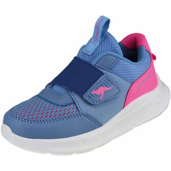 Schuhe Mädchen Babyschuhe Kangaroos Maedchen dusk blue-neon-pink 00004-4357 K-IR Rush V Blau