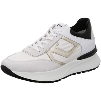Schuhe Damen Sneaker NeroGiardini Velour Col. Neve E306444D/730 Weiss