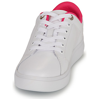Tommy Hilfiger ELEVATED ESSENTIAL COURT SNEAKER Weiss / Rosa