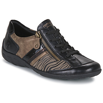 Schuhe Damen Sneaker Low Remonte R3407 Schwarz / Braun