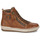 Schuhe Damen Sneaker High Remonte D0777-22 Braun