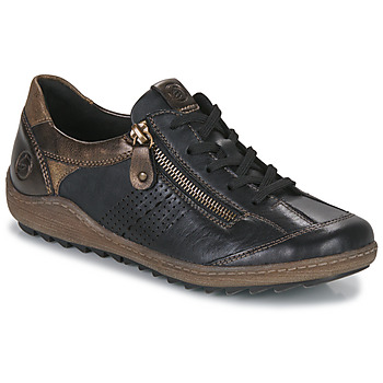 Schuhe Damen Sneaker Low Remonte R1431-01 Schwarz / Braun
