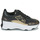 Schuhe Damen Sneaker Low Guess CALEBB5 Schwarz / Gold / Braun