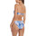 Kleidung Damen Badeanzug Lisca Einteiliger Badeanzug Monokini Verstellbare Träger Indonesia Blau