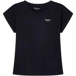 Kleidung Mädchen T-Shirts & Poloshirts Pepe jeans  Schwarz