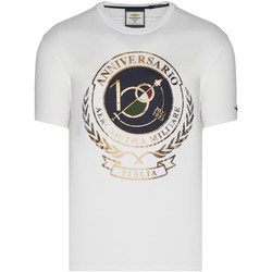 Kleidung Herren T-Shirts Aeronautica Militare 231TS2118J594 T-Shirt/Polo Mann Creme Beige