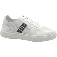 Schuhe Herren Sneaker Low Blauer BLA-E23-BLAIR01-WH Weiss