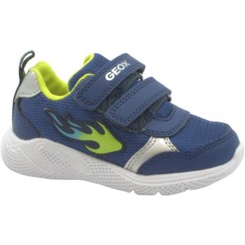 Schuhe Kinder Sneaker Low Geox GEO-E23-B354UC-JL-b Blau