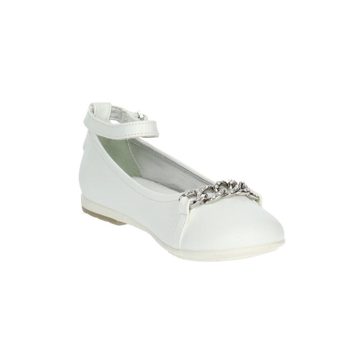 Schuhe Mädchen Ballerinas Asso AG-14505 Weiss