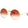 Uhren & Schmuck Damen Sonnenbrillen Chloe Chloé Sonnenbrille CH0184S 003 Gold