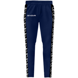 Kleidung Jogginghosen Givova Jogging à bande  College Blau
