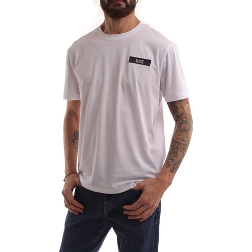 Kleidung Herren T-Shirts Emporio Armani EA7 3RPT29 Weiss
