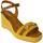 Schuhe Damen Sandalen / Sandaletten Casteller  Gelb